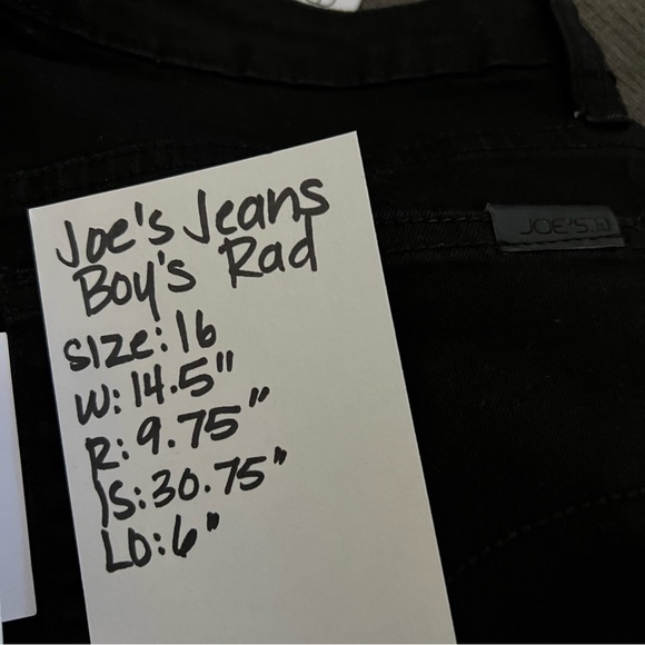 Joe's Jeans Boy's Rad Kinetic Skinny Jeans in Black - Picture 7 of 7